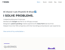 Tablet Screenshot of prkhan.com